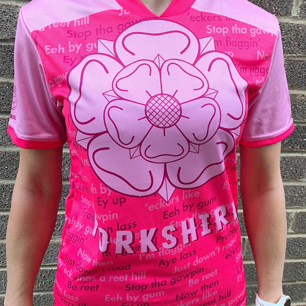 Yorkshire Dialect Womens Running T shirt Cycle Clothing